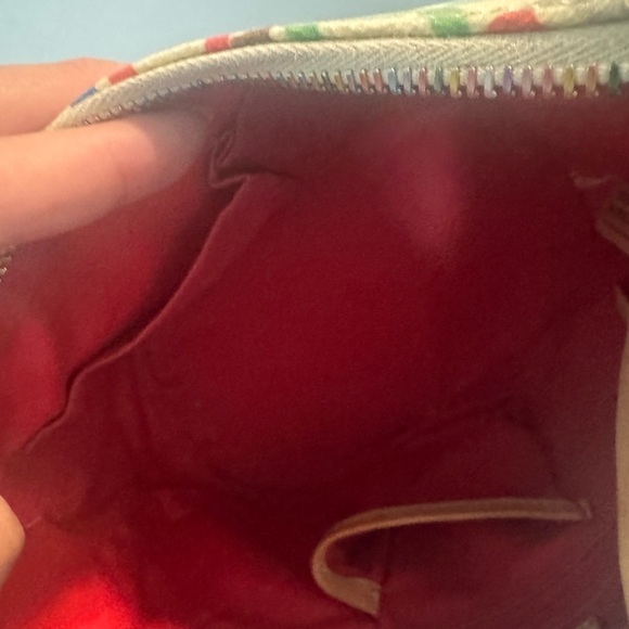 Y2K Vintage Dooney and Burke, Colorful Monogram Shoulder Bag Great Conditions! - Picture 6 of 12